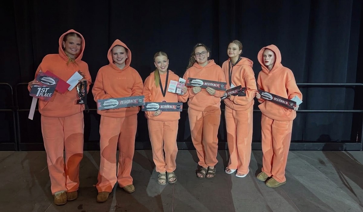 Set Free company dancers celebrating regional awards together